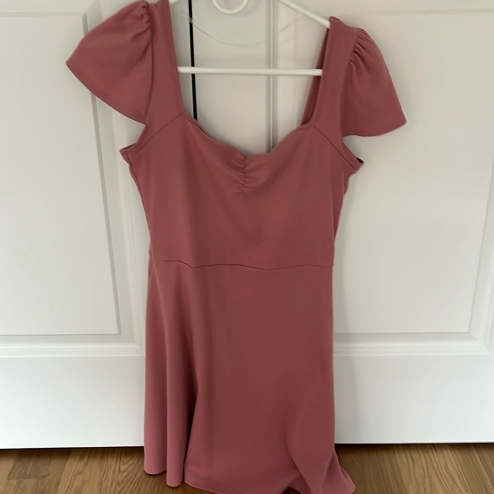 Light weight, barely worn, mauve pink dress.